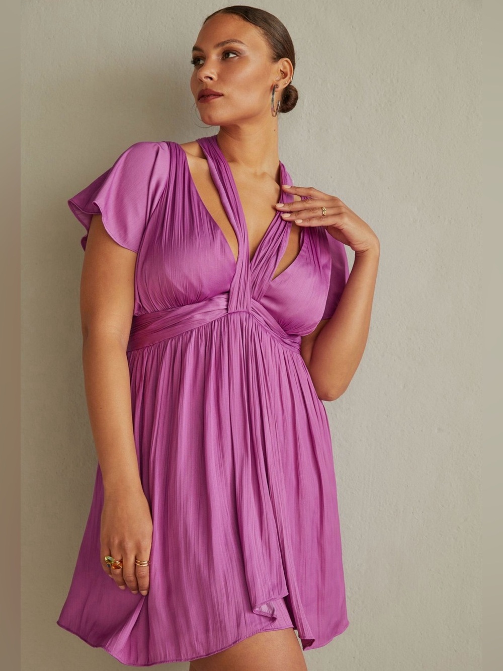 Anthropologie Vibrant Mini Dress 14